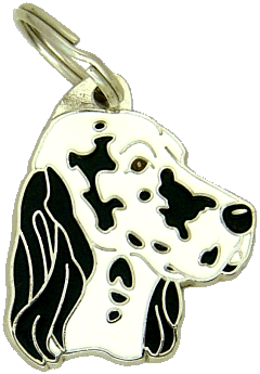 ENGLISH SETTER BLUE BELTON - pet ID tag, dog ID tags, pet tags, personalized pet tags MjavHov - engraved pet tags online